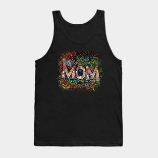 Vintage Best Mom Ever Baseball Mama for Sport Lover Mother's Tank Top